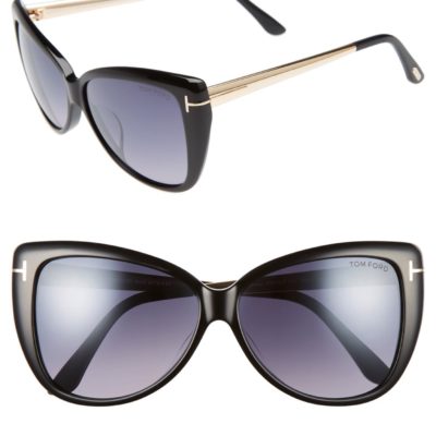 TOM FORD | Reveka 59mm Gradient Cat Eye Sunglasses