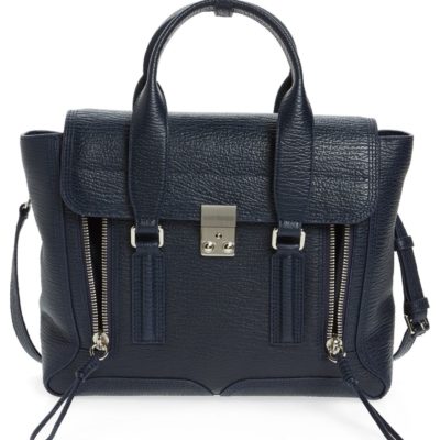3.1 PHILLIP LIM | 'Medium Pashli' Shark Embossed Leather Satchel
