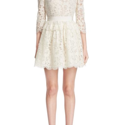ALEXANDER MCQUEEN | Floral Lace Dress