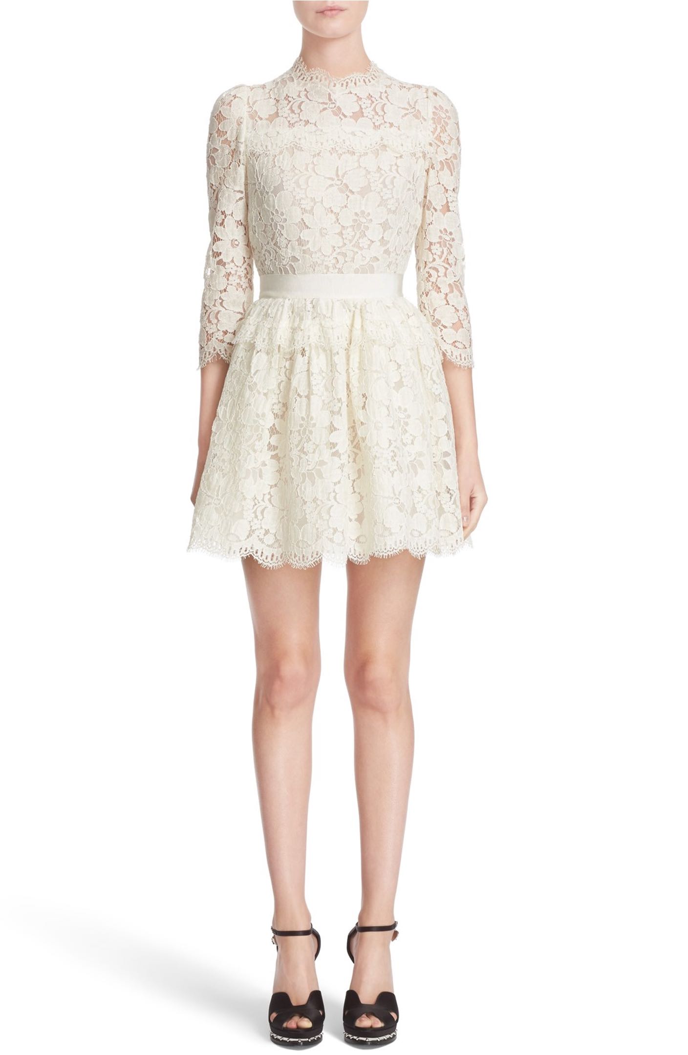 alexander mcqueen lace dress