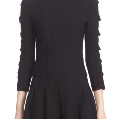 ALEXANDER MCQUEEN | Twisted Cutout Knit Top