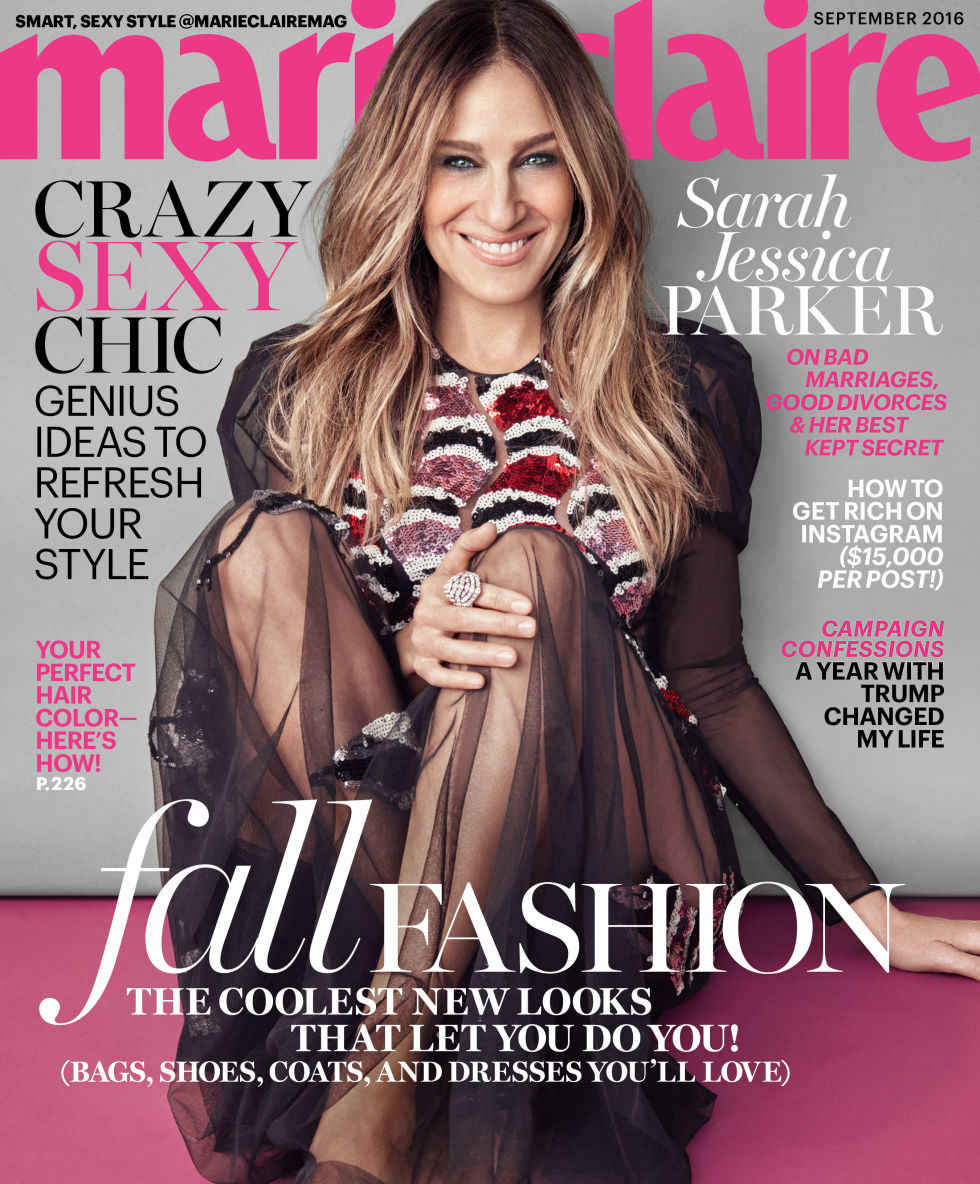 Sarah Jessica Parker for 'Marie Claire.' Photo: Michelango de Battista