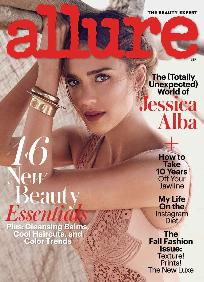 Jessica Alba for 'Allure.' Photo: Will Davidson