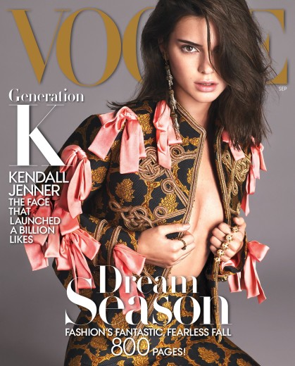 Kendall Jenner for 'Vogue.' Photo: Mert & Marcus