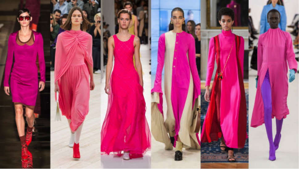 Image via fashionista.com/From left: Givenchy, Celine, Hermes, Loewe, Valentino, Balenciaga
