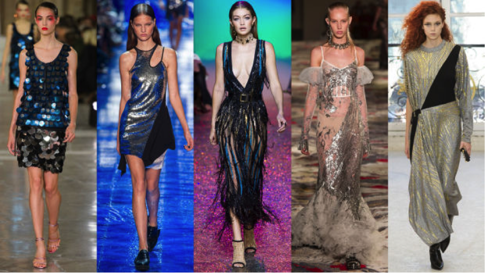 Image via fashionista.com / Left to right: Kenzo, Thierry Muglerm Ellie Saab, Alexander McQueen, Louis Vuitton 