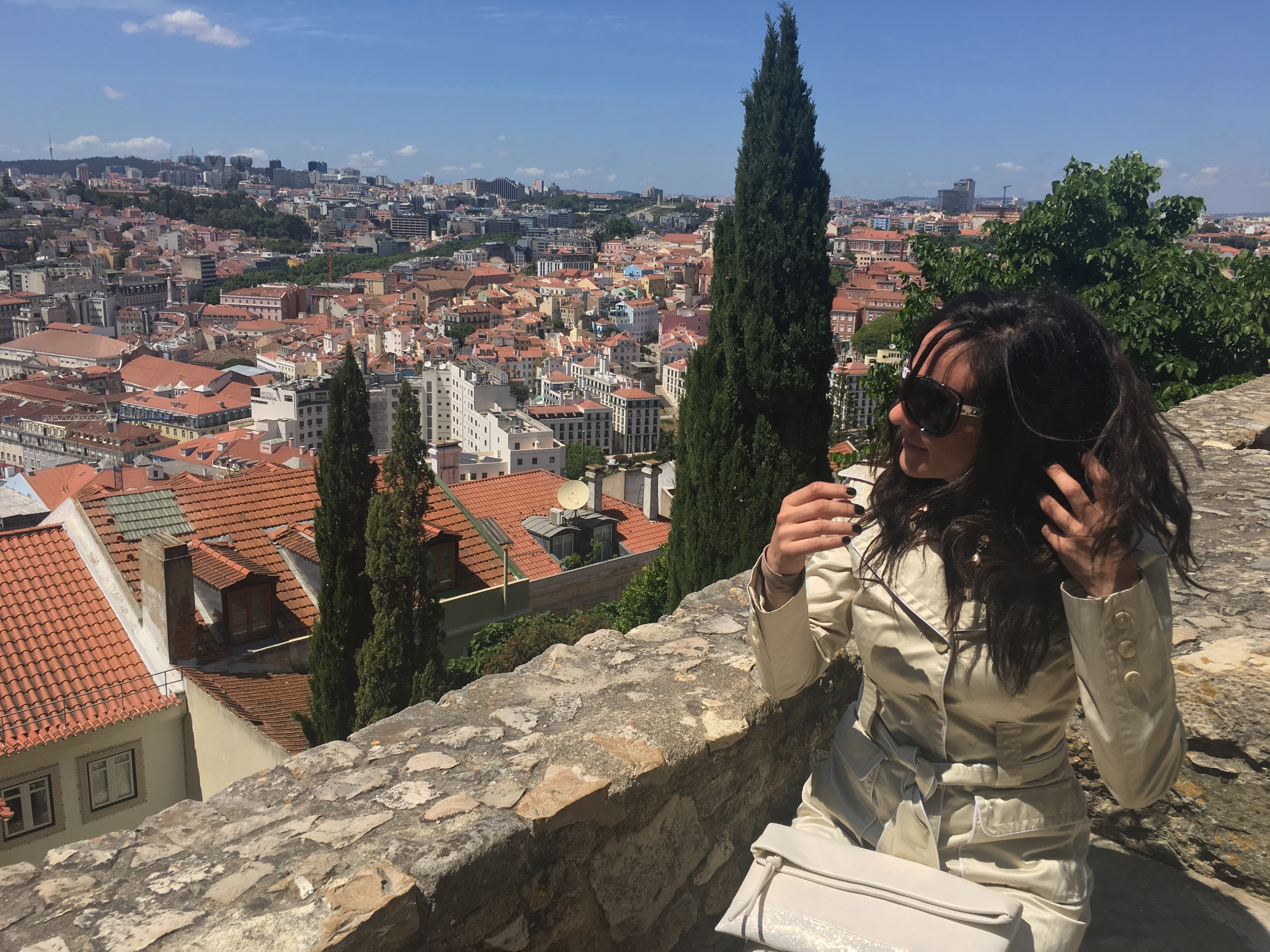 At Castelo de Sao Jorge | overlooking Lisbon